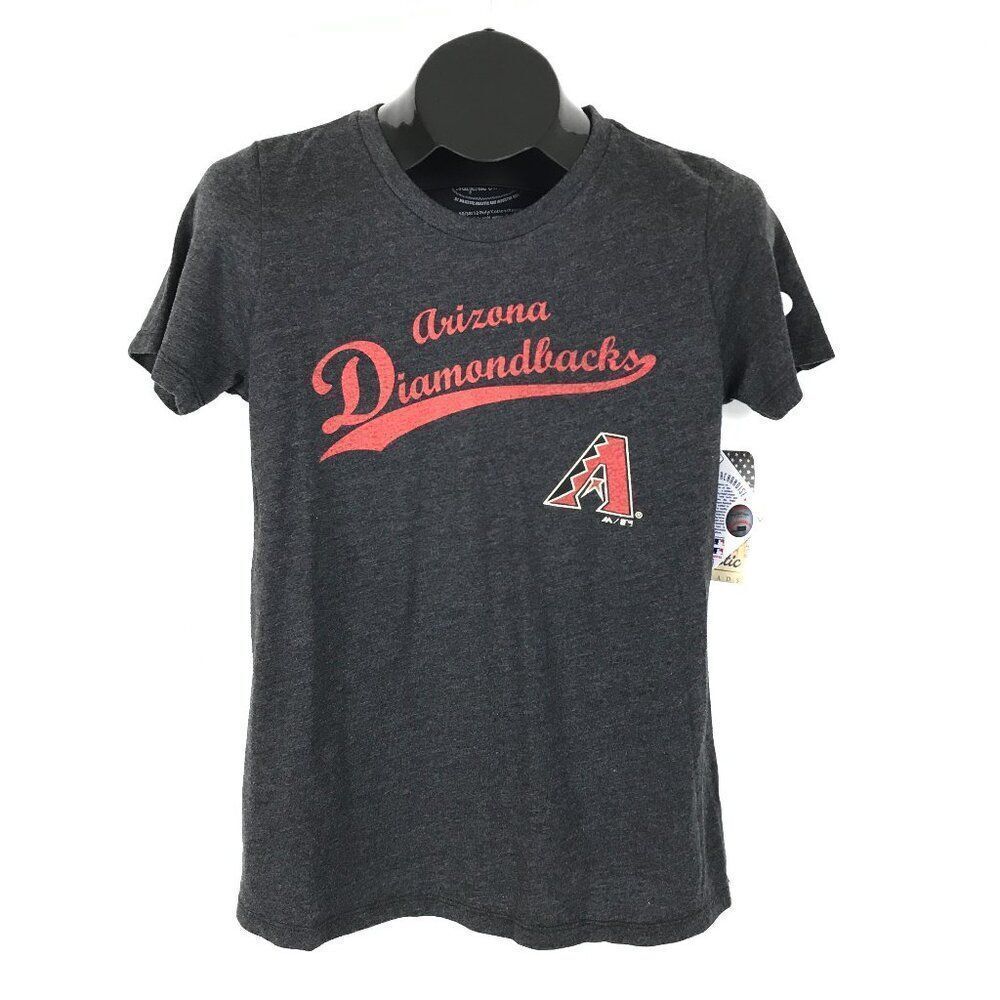 Majestic Threads Arizona Diamondbacks Graphic Tee Women's Large Fitted MLB NWT